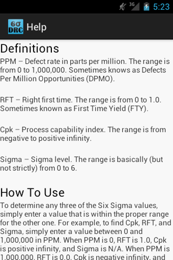 Image 2 for 6 Sigma Defect Rate Conve…