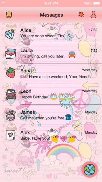 Imagen 0 para Pink Pop Emoji Keyboard W…