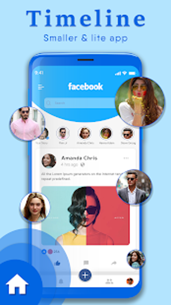 Imagen 2 para Lite Messenger for Facebo…