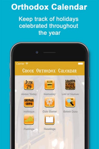 Image 0 for Greek Orthodox Calendar