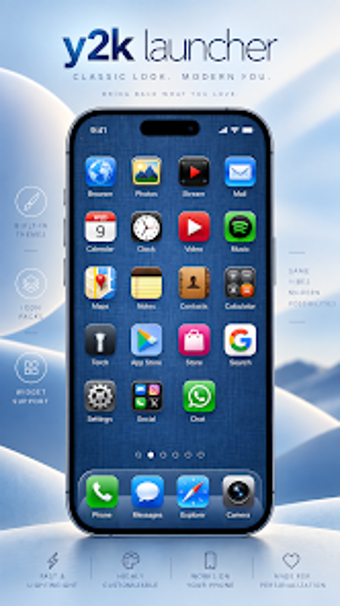 Image 0 for Y2K Launcher  Glass Retro…