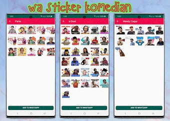 Image 0 for WAStickerApp Komedian Pel…