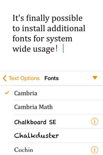 Image 0 for FondFont Install Addition…