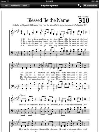 Image 0 for Baptist Hymnal Free