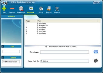 Image 0 for JPG to Epub Converter