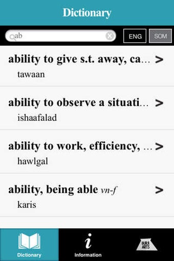 Image 0 for Somali English Dictionary