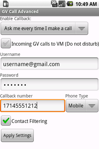 Imagen 1 para Google Voice Call Free