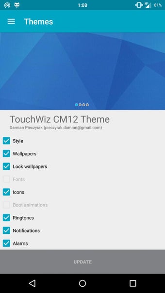 Imagen 1 para TouchWiz Style CM12 Theme