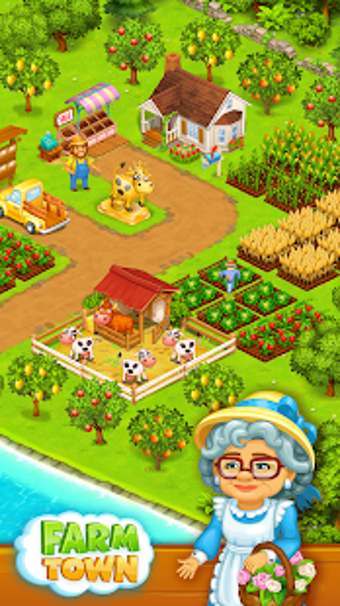 Imagen 1 para Farm Town: Happy village …