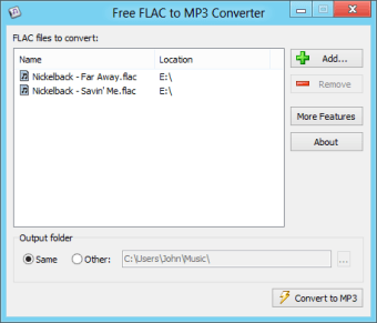 Image 0 for Free FLAC to MP3 Converte…