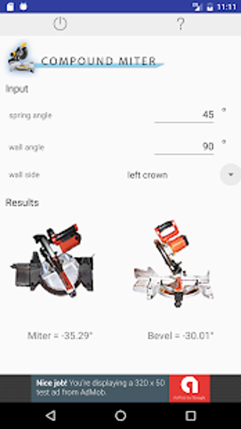 Imagen 2 para Miter Calculator