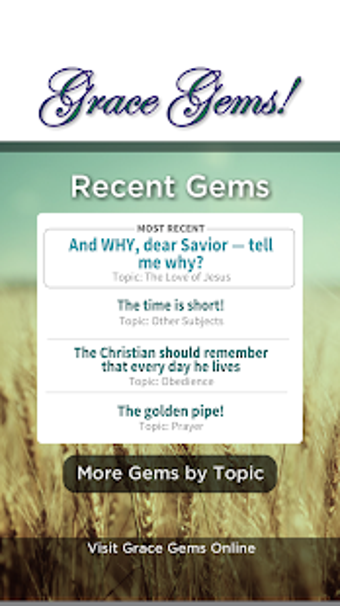 Image 0 for Grace Gems Devotionals