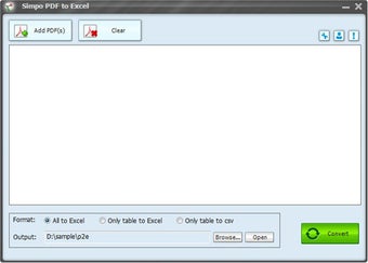 Imagen 0 para Simpo PDF to Excel