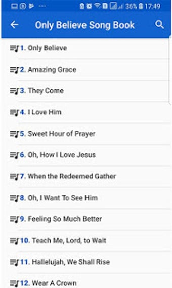 Image 3 for Only Believe Song Book