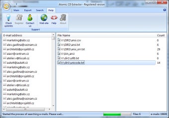 Imagen 2 para Atomic CD Email Extractor