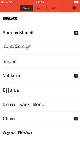 Image 0 for Fontasy - Font Browser fo…