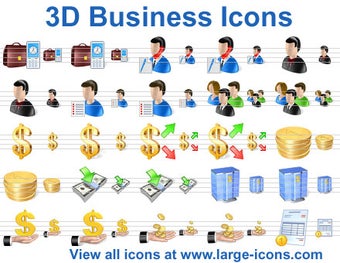 Imagen 0 para 3D Business Icons