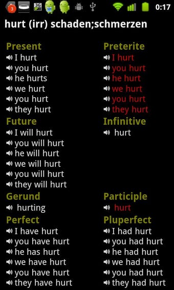Image 1 for English Verbs Pro