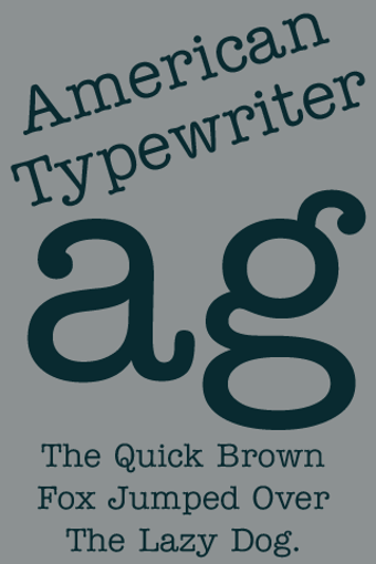 Image 3 for American Typewriter Flipf…