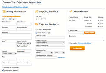 Image 0 for Magento One Step Checkout