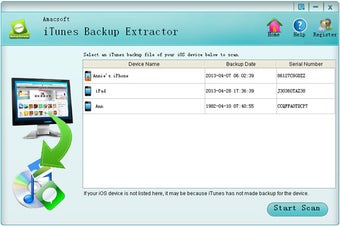 Image 0 for Amacsoft iTunes Backup Ex…