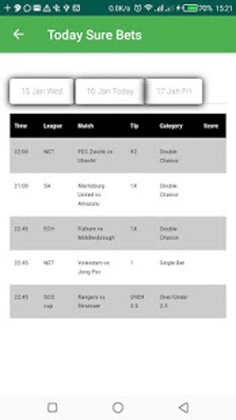 Imagen 2 para Sure Bet prediction