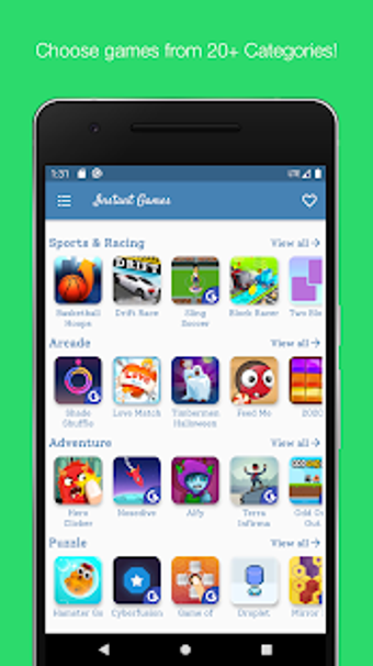 Imagen 0 para Instant Games- Play 1000+…