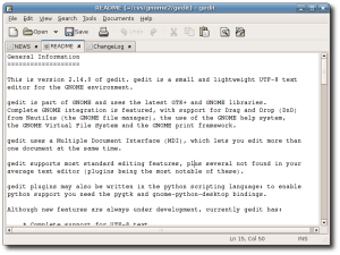 Image 0 for GEdit for Linux