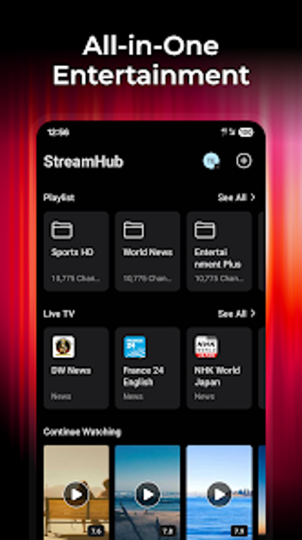 Image 0 for StreamHub - IPTV Player