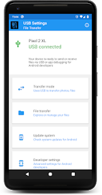 Imagen 1 para USB SETTINGS - TRANSFER F…