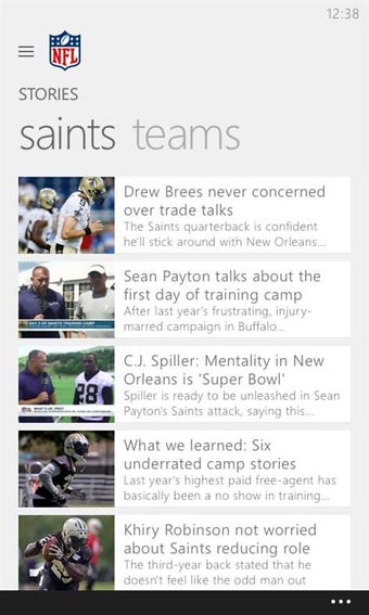 Imagen 0 para NFL Mobile for Windows 10