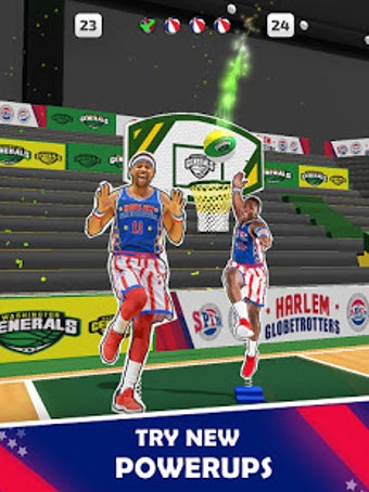 Image 1 for Harlem Globetrotter Baske…