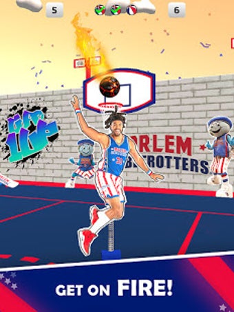 Image 2 for Harlem Globetrotter Baske…