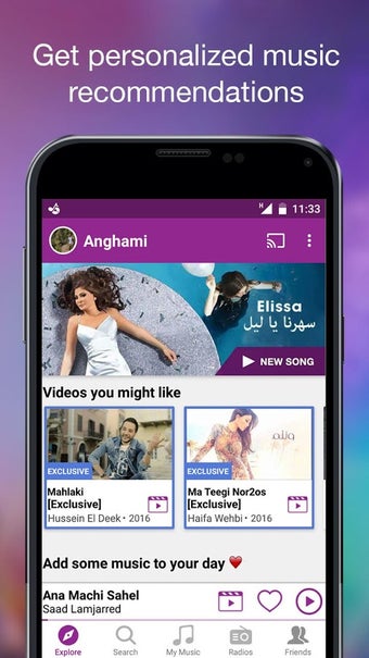 Imagen 1 para Anghami - Free Unlimited …