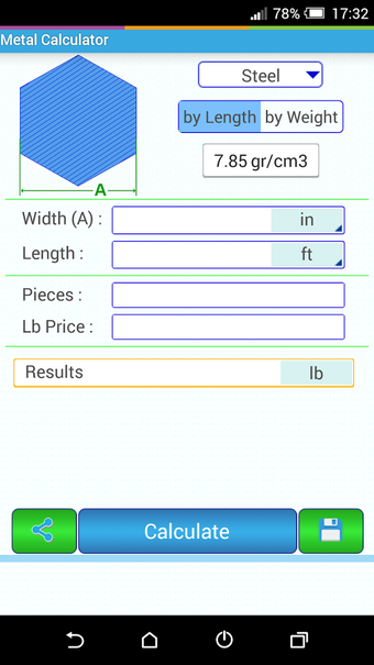 Imagen 3 para Metal Weight Calculator