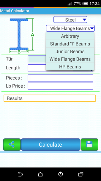 Imagen 1 para Metal Weight Calculator