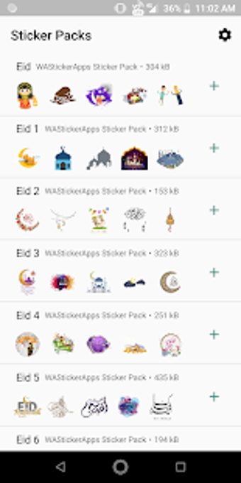 Imagen 1 para WAStickerApps Eid Sticker…