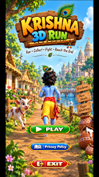 Image 0 for Krishna 3D Run Game