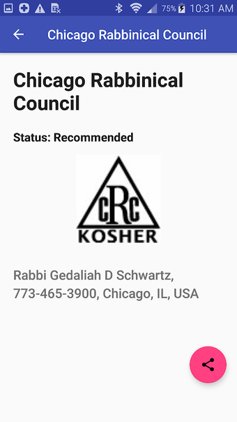 Image 0 for cRc Kosher Guide