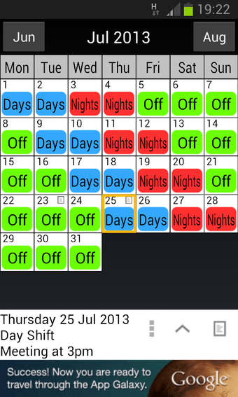 Image 3 for Shift Work Calendar