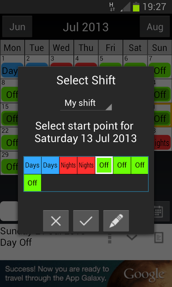 Image 0 for Shift Work Calendar