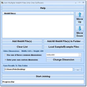 Image 0 for Join Multiple WebM Files …