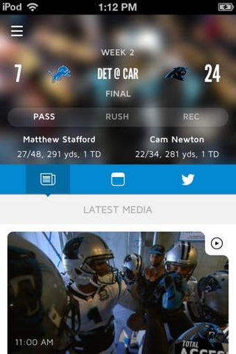 Image 0 for Carolina Panthers Mobile