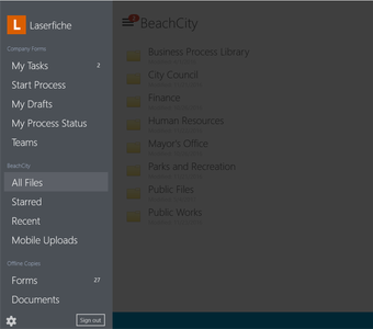 Image 0 for Laserfiche for Windows 10