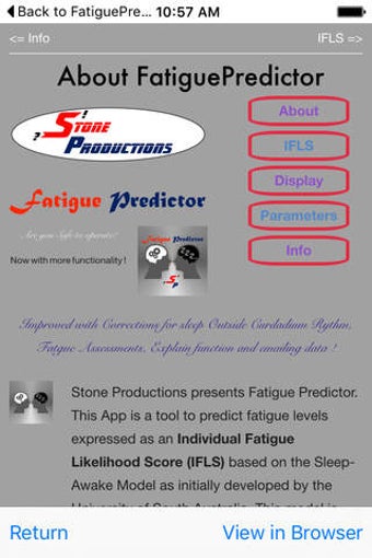 Image 0 for Fatigue Predictor