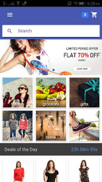 Image 1 for Ionic 3 Ecommerce Templat…