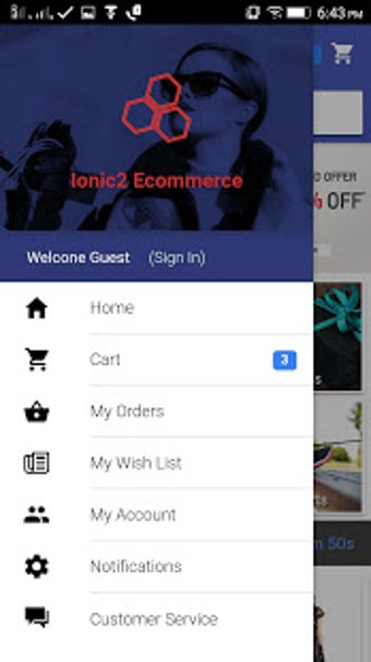 Image 0 for Ionic 3 Ecommerce Templat…