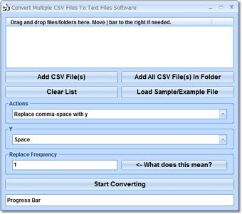 Imagen 0 para Convert Multiple CSV File…