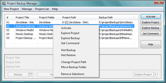 Imagen 0 para Project Backup Manager