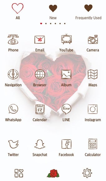 Image 3 for Wallpaper Rose Heart Them…